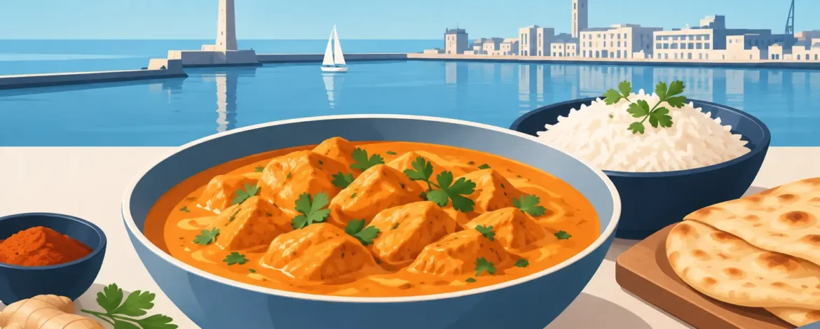 Butter chicken au Havre, doux mais intense